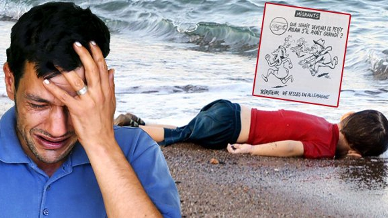 Charlie Hebdo paçavrası o babayı yine ağlattı