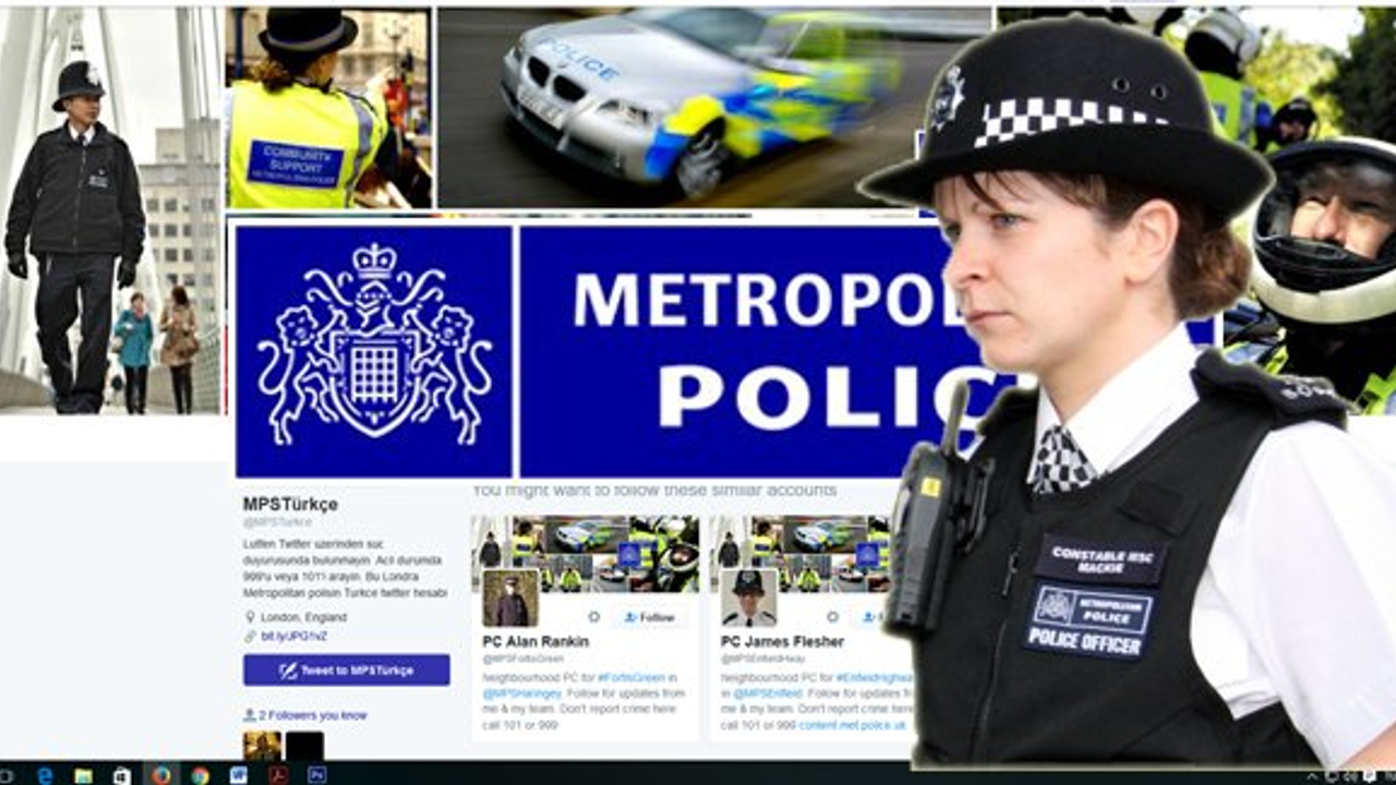 Londra Polisi Türkçe Twitter hesabı açtı