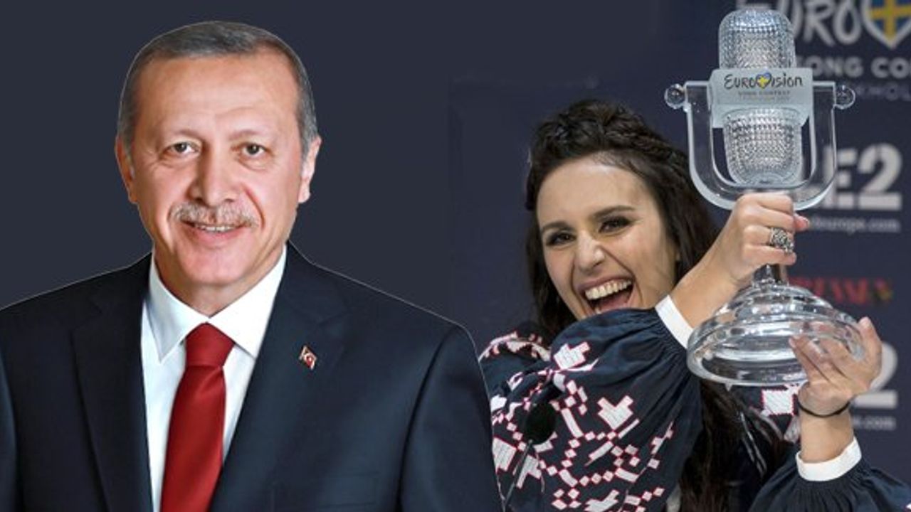 Erdoğan, Eurovision birincisi Jamala'ya tebrik etti