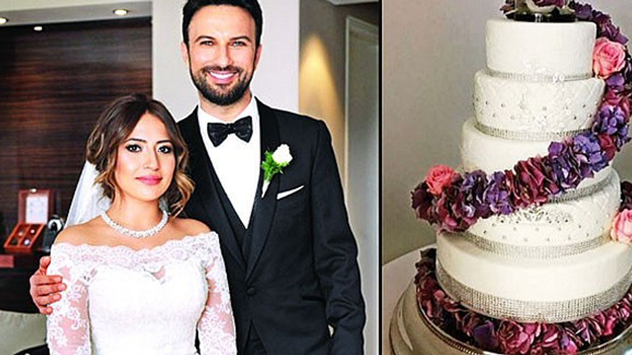 Tarkan'ın düğün keki sosyal medyayı salladı