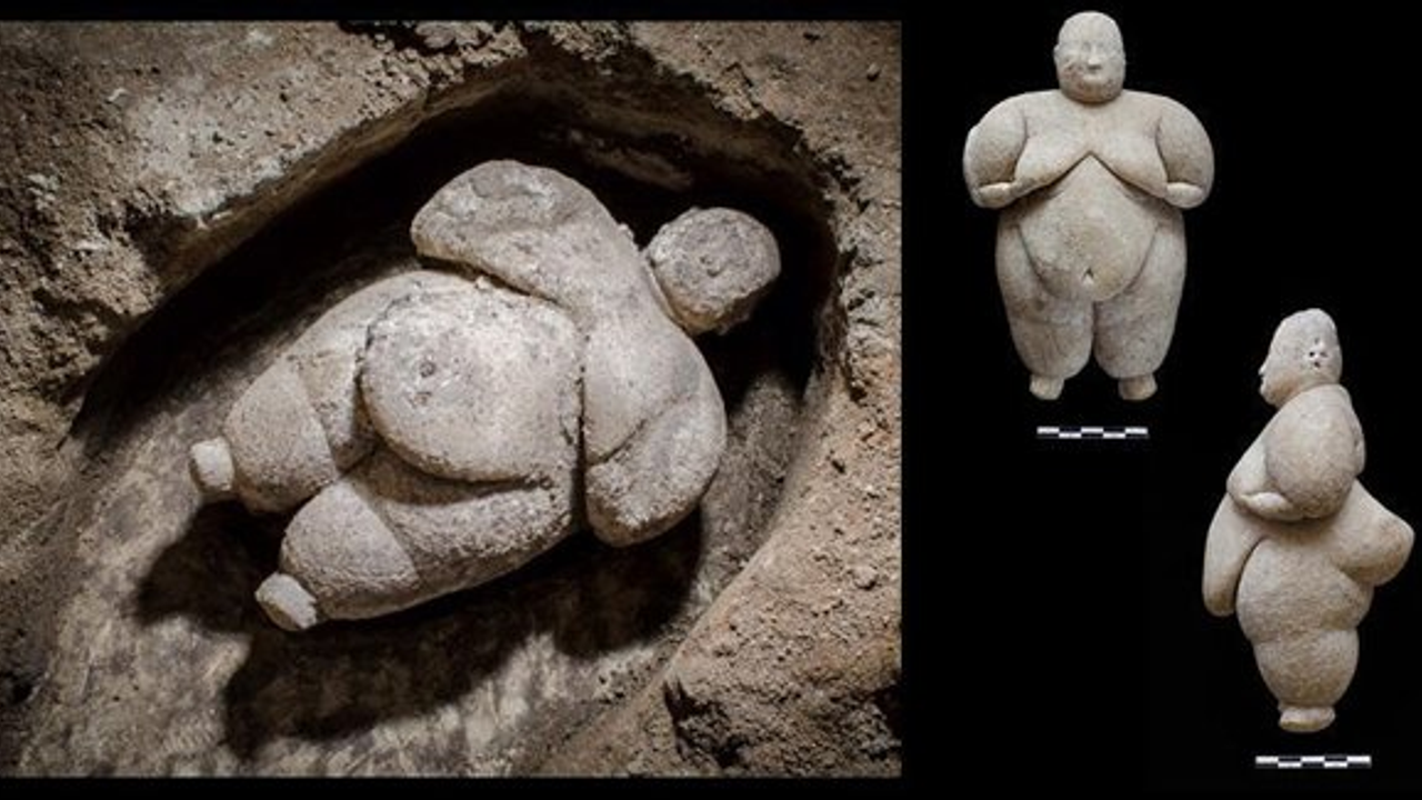 Çatalhöyük'te 'eşsiz' kadın heykeli bulundu