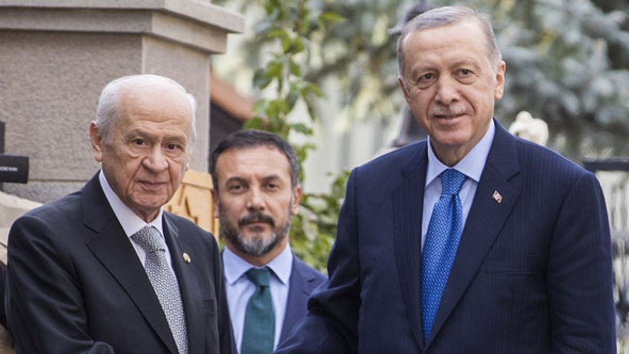 Cumhurbaşkanı Erdoğan, MHP lideri Bahçeli ile bir araya geldi