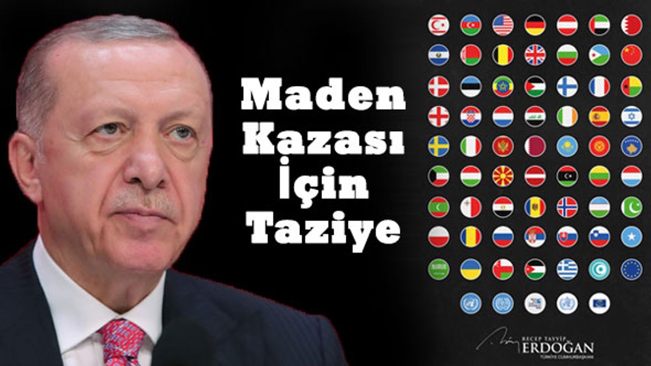 Erdoğan'dan, acıyı paylaşan devletlere ilişkin paylaşım