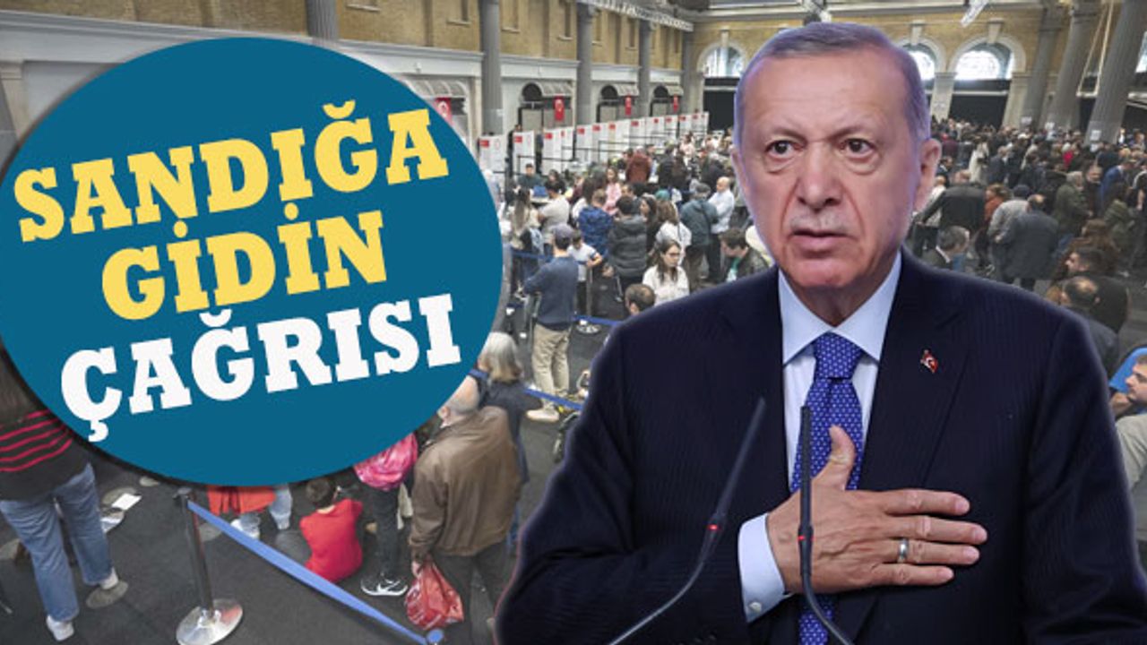 Erdoğan'dan yurt dışındaki seçmene teşekkür