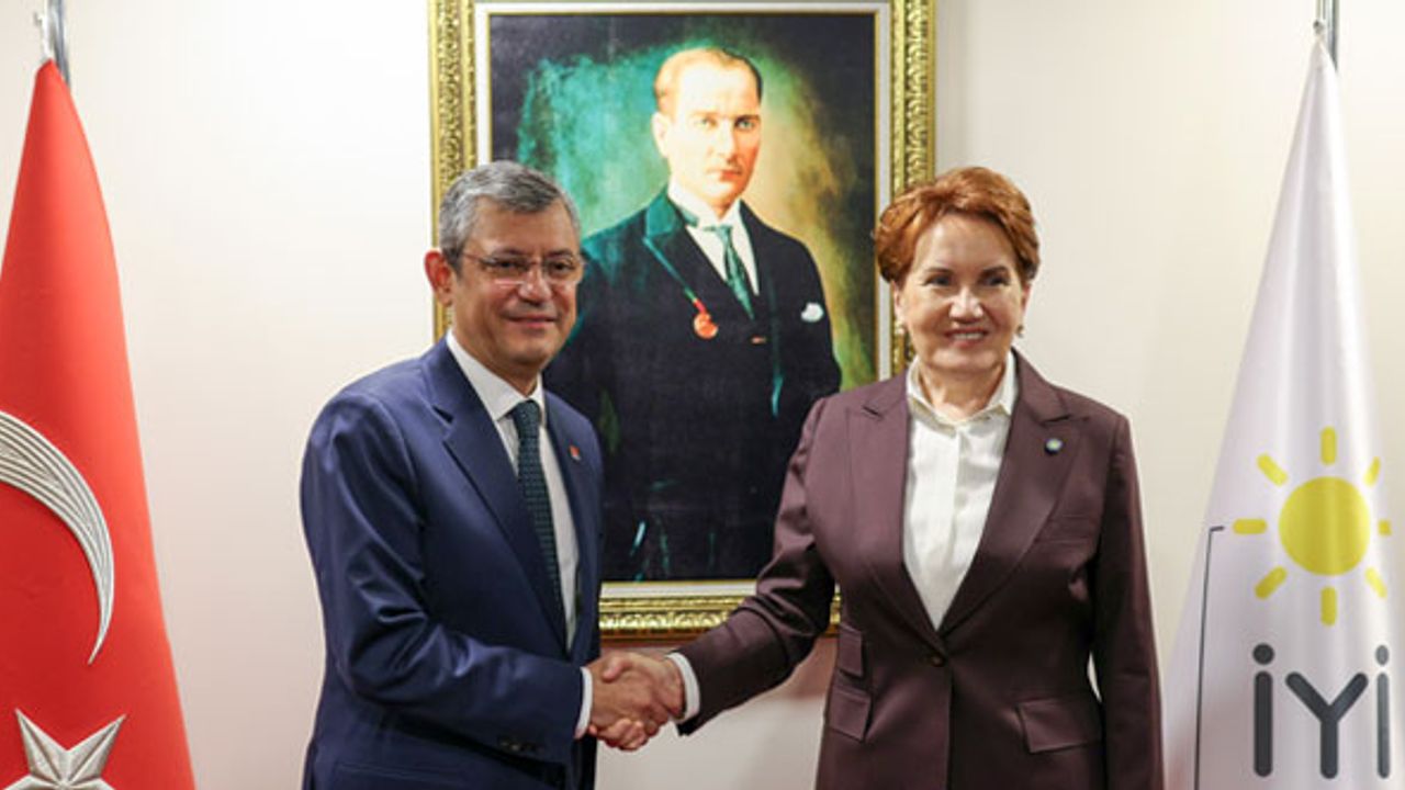 CHP Genel Başkanı Özel, İYİ Parti Genel Başkanı Akşener'i ziyaret etti