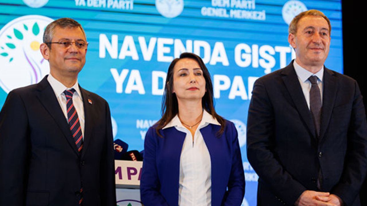 CHP Genel Başkanı Özgür Özel, DEM Parti'yi ziyaret etti
