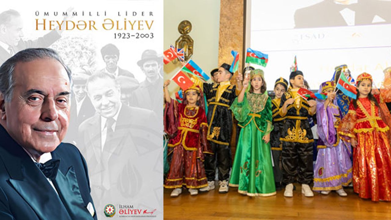 Azerbaycan Karabağ Okulu’ndan, Haydar Aliyev’i anma programı