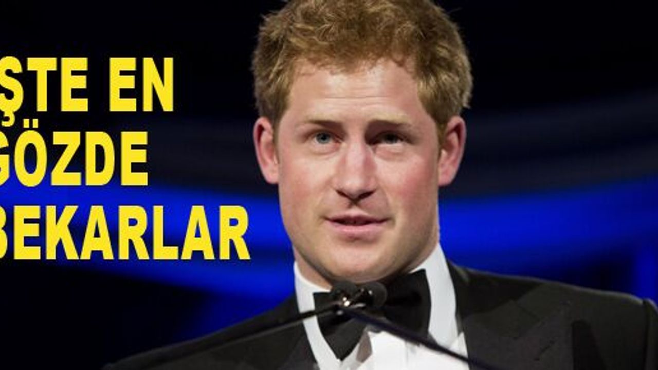 Prens Harry liste başı