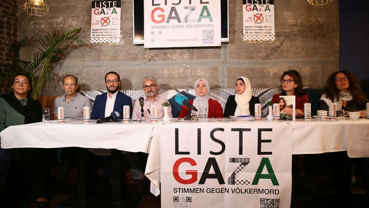 Avusturya'da 29 Eylül'de yapılacak seçimde yarışacak "Liste Gaza'nın" adayları tanıtıldı