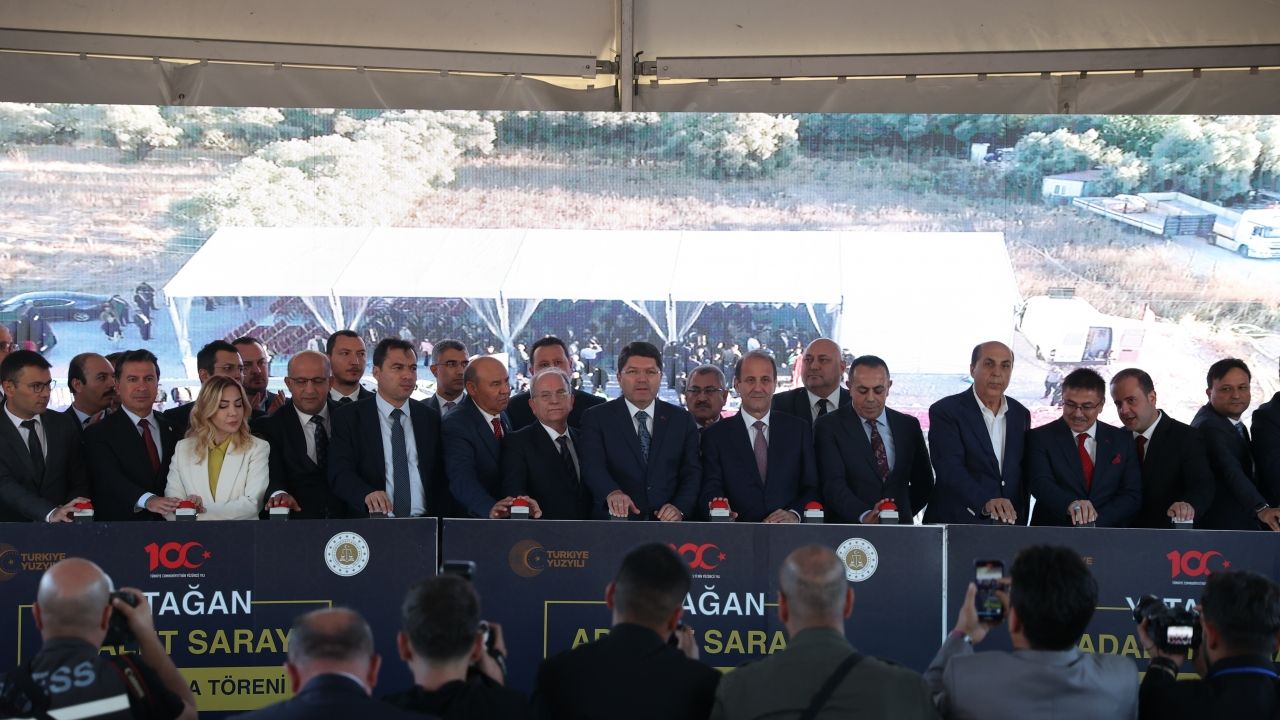 Adalet Bakanı Tunç, Yatağan Adalet Sarayı temel atma töreninde konuştu: