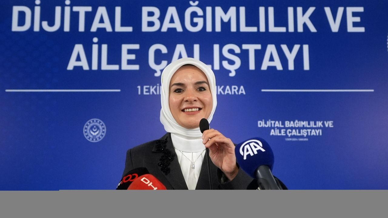 Aile ve Sosyal Hizmetler Bakanı Göktaş, "Dijital Bağımlılık ve Aile Çalıştayı"nda konuştu: