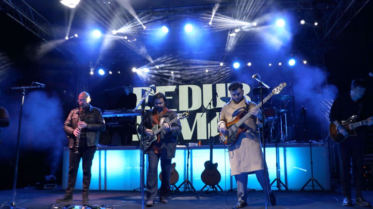 Kilis'te rock grubu Dedublüman konser verdi