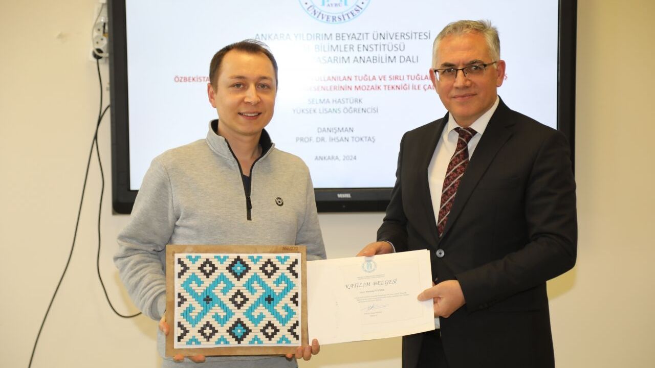 Çubuk'ta Mozaik Sanatı Çalıştayı yapıldı