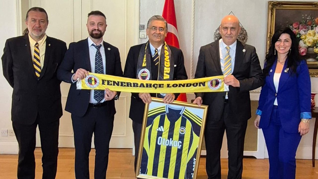 Londra Fenerbahçeliler Derneği Yönetiminden Başkonsolos Ulusoy’a Ziyaret