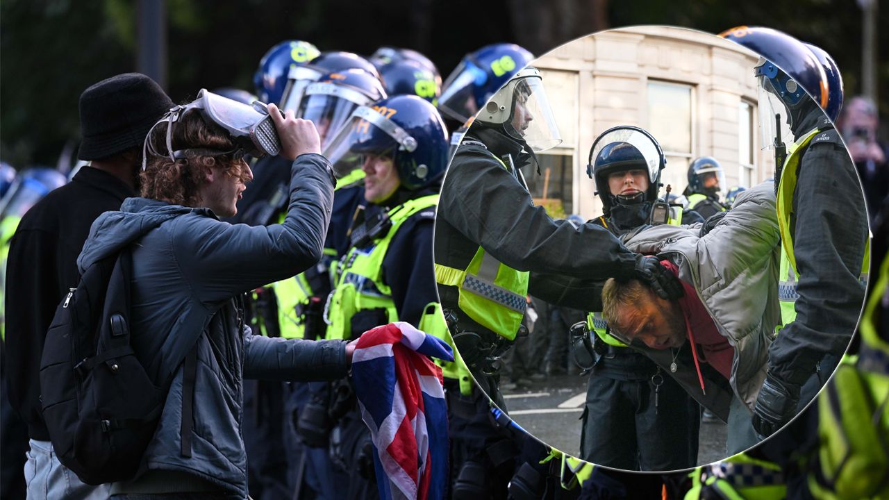 Londra'daki aşırı sağ eyleminde 26 polis yaralandı