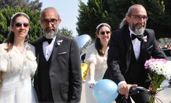 Adana'da evlenen çift dünyaevine bisikletle girdi