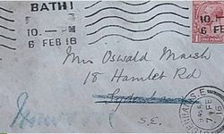 107 yıl önce gönderilen mektup adresine yeni ulaştı