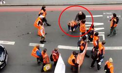 Londra'da çevreci protestoculara saldırı