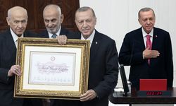 Erdoğan Mazbatasını aldı Meclis'te yemin etti