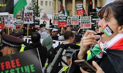 İngiltere ve İskoçya'da Filistin'e destek yürüyüşleri