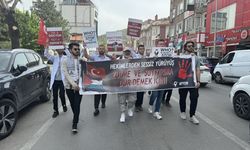 Afyonkarahisar'da Gazze'ye destek için "sessiz yürüyüş" yapıldı