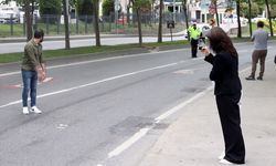 AK Parti İl Kadın Kolları Başkan Yardımcısı Baltacı'nın öldüğü kazaya ilişkin olay yerinde keşif yapıldı