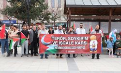 Erzurum'da hekim ve sağlık çalışanları, Gazze için "sessiz yürüyüş" yaptı
