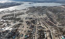 Kazakistan, su taşkınlarıyla mücadele ediyor