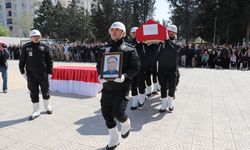 Kilis'te kalp krizi sonucu ölen polis memurunun cenazesi törenle memleketine uğurlandı