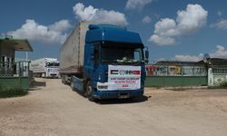 Kilis'ten Gazze'ye 10 tır yardım gönderildi