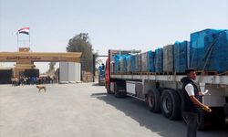 Libya’dan Gazze'ye gönderilen yardım malzemeleri Refah’tan giriş yapmaya başladı