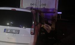 Tekirdağ'da kamyona çarpan otomobilin sürücüsü öldü