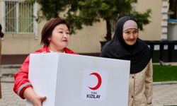 Türk Kızılay, Kırgızistan'da 1000 aileye gıda yardımı yaptı