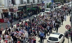 Afyonkarahisar'da üniversiteliler İsrail'in Gazze'ye saldırılarını protesto etti
