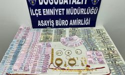 Ağrı'da evden altın ve para bulunan çelik kasayı çalan hırsızlar yakalandı