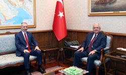 Bakan Güler, IKBY Etnik ve Dini Oluşumlardan Sorumlu Bölge Bakanı Maruf'u kabul etti