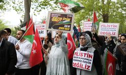 Eskişehir Osmangazi Üniversitesi'nde ABD üniversitelerindeki Filistin eylemlerine destek yürüyüşü