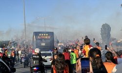Galatasaray kafilesi, Konya'ya geldi