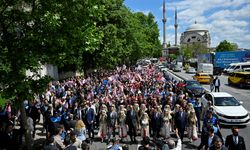 İstanbul'da "Kurtuluş'a Giden İlk Adım" yürüyüşü