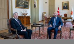 TBMM Başkanı Kurtulmuş, Kazakistan'ın Ankara Büyükelçisi Sapiyev'i kabul etti