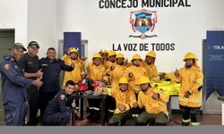 TİKA'dan Kolombiya'da bir belediyenin itfaiye ekibine ekipman desteği