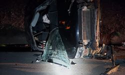 Tokat'ta büyükbaş hayvana çarpan otomobildeki 3 kişi yaralandı