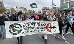 İrlanda'da üniversite öğrencileri ve aktivistlerden, Filistin'e destek