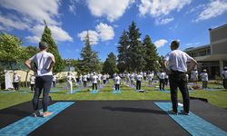 Ankara'da Uluslararası Yoga Günü etkinliği düzenlendi