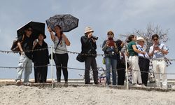 Kapadokya'da sıcak hava etkili oldu