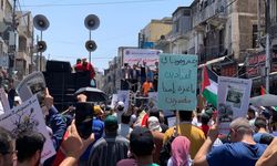 Ürdün'de, İsrail saldırıları altındaki Gazze'yle dayanışma gösterisi düzenlendi