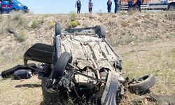 Yozgat'ta şarampole devrilen otomobildeki 2 kişi öldü