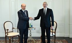 KKTC Cumhurbaşkanı Tatar, Şuşa'da Azerbaycan Cumhurbaşkanı Aliyev'le görüştü