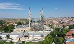 Selimiye Camisi'nin minarelerindeki restorasyon tamamlandı