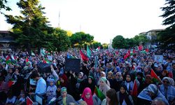 Filistin İnisiyatifi, Gazze'de 300 gündür katliam yapan İsrail'i protesto etti